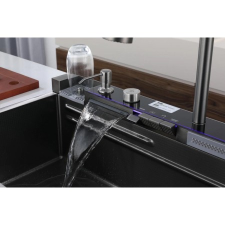 Многофункциональная кухонная мойка iSink Anthracite A-20